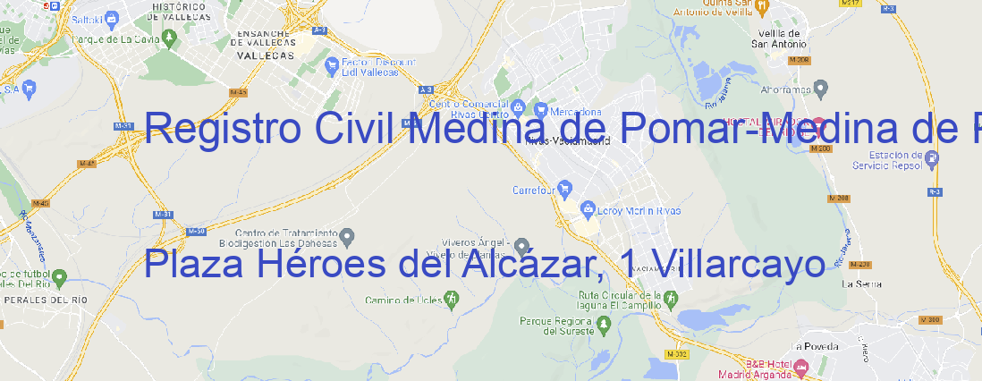 Oficina Registro Civil Medina de Pomar Medina de Pomar